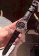 Women Patek Philippe Nautilus Quartz Watch Copy SS Diamond Orange Version (3)_th.jpg